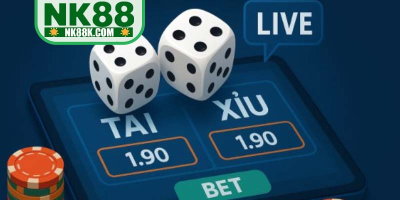 Cược tài xỉu NK88 đổi thưởng minh bạch